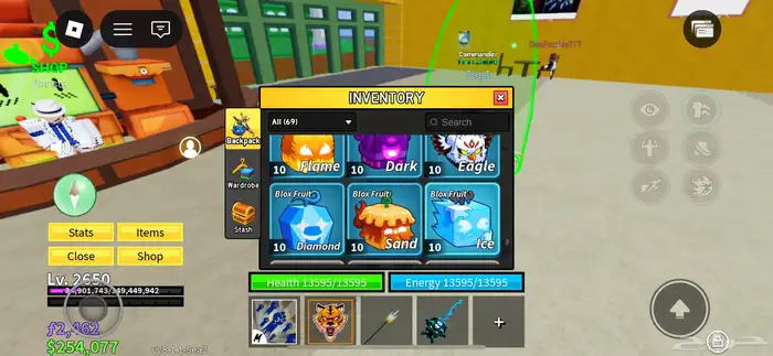 حساب بلوكس فروت معي جميع الاساليب وريس v4 معدا الهيومن 11