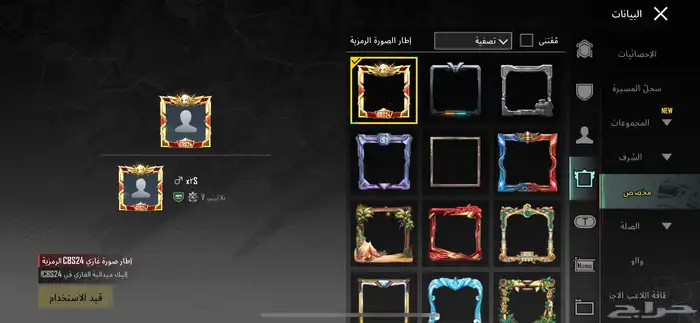 حساب ببجي 10