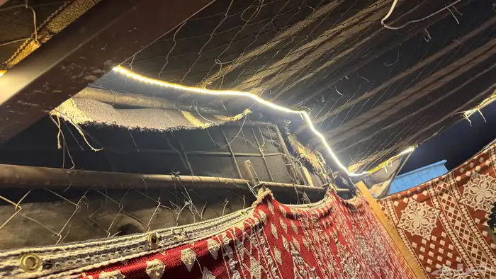 لد شمسي لون كريم 50 متر 3