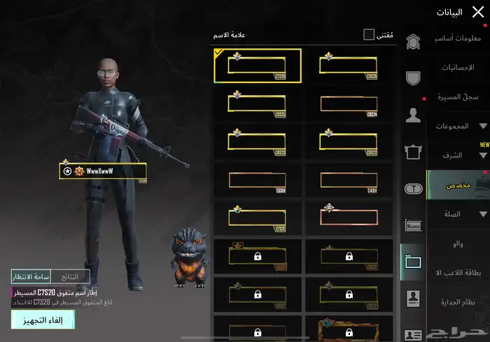 حساب ببجي 23