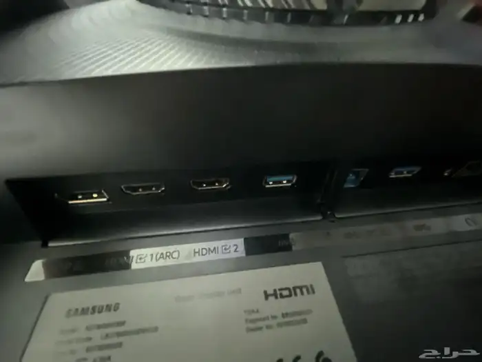 شاشة G6 Samsung مع أسلاكها تنفع البيسي وال سوني مداخل ممتا 3