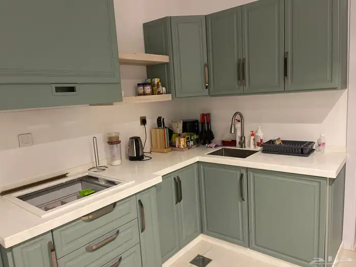 مطبخ خشب للبيع بدون الاجهزة 2