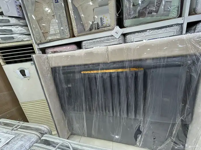 سرير بوكس خشب قماش و جلد حسب الطلب 8