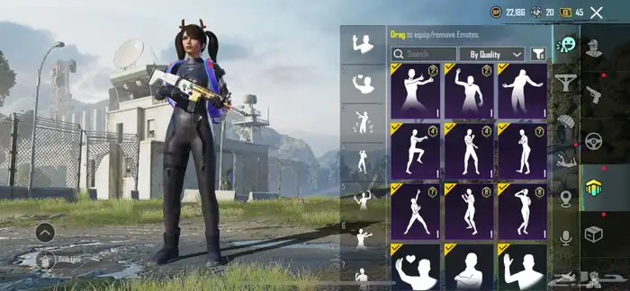 حساب ببجي 54