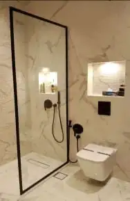 شاورات زجاج.   قواطع زجاج.   حواجز. زحاج 11