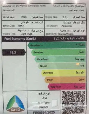 ايسوزو MUX لميتد 2026 12