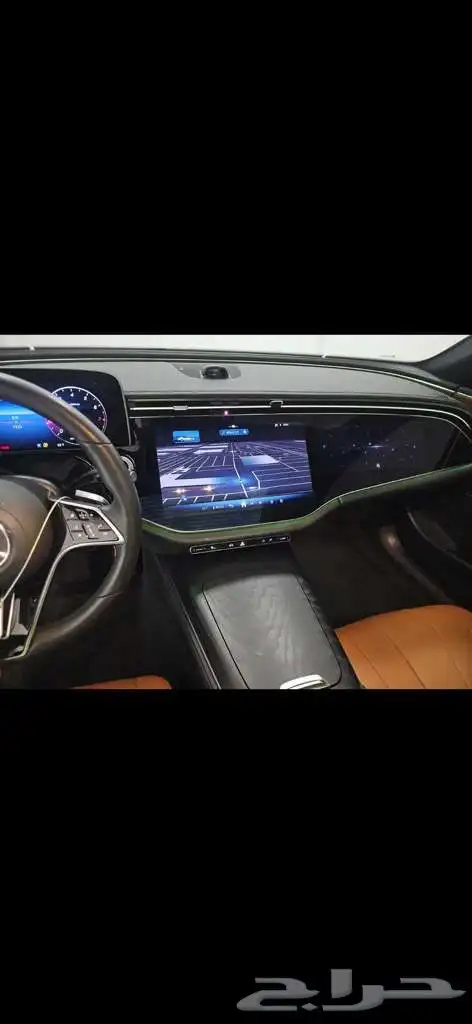 مرسدس e350 ثلاث شاشات مديل 2025 7