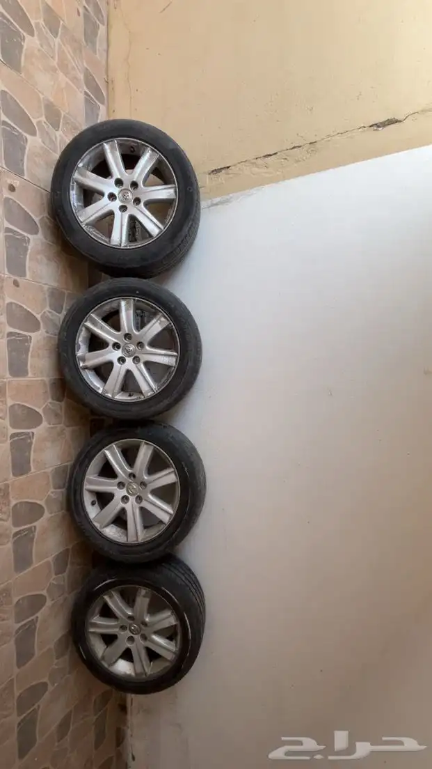 جنوط كامري مع كفراتها - مقاس (17) 1