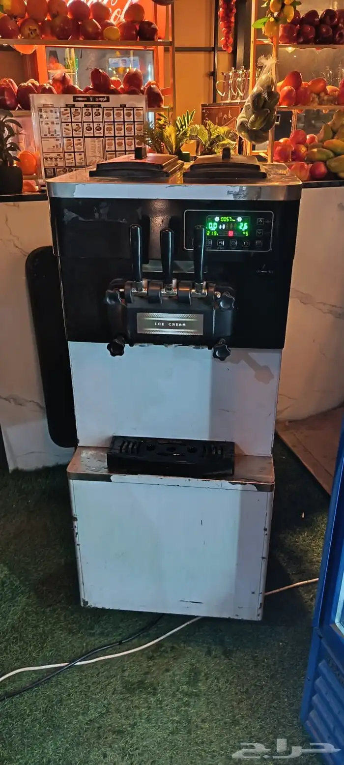 مكينة ايسكريم شبه جديد 1