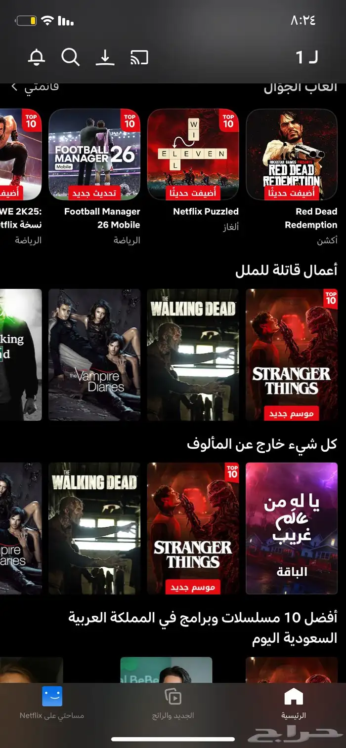 اشتراك نتفلكس سنه للبيع 0