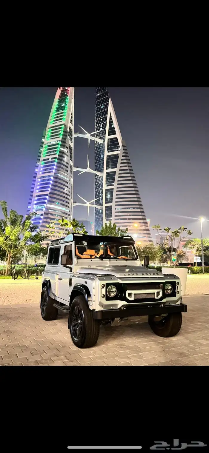 ديفندر 2013 تعديل خان اصلي واللون فضي نادر جدا 1