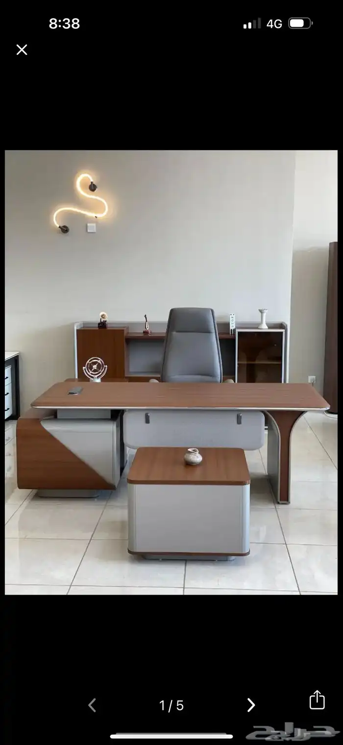 مكاتب إدارية أطقم كامل و مكاتب حق غرفة مدير و جديد كراسي 9