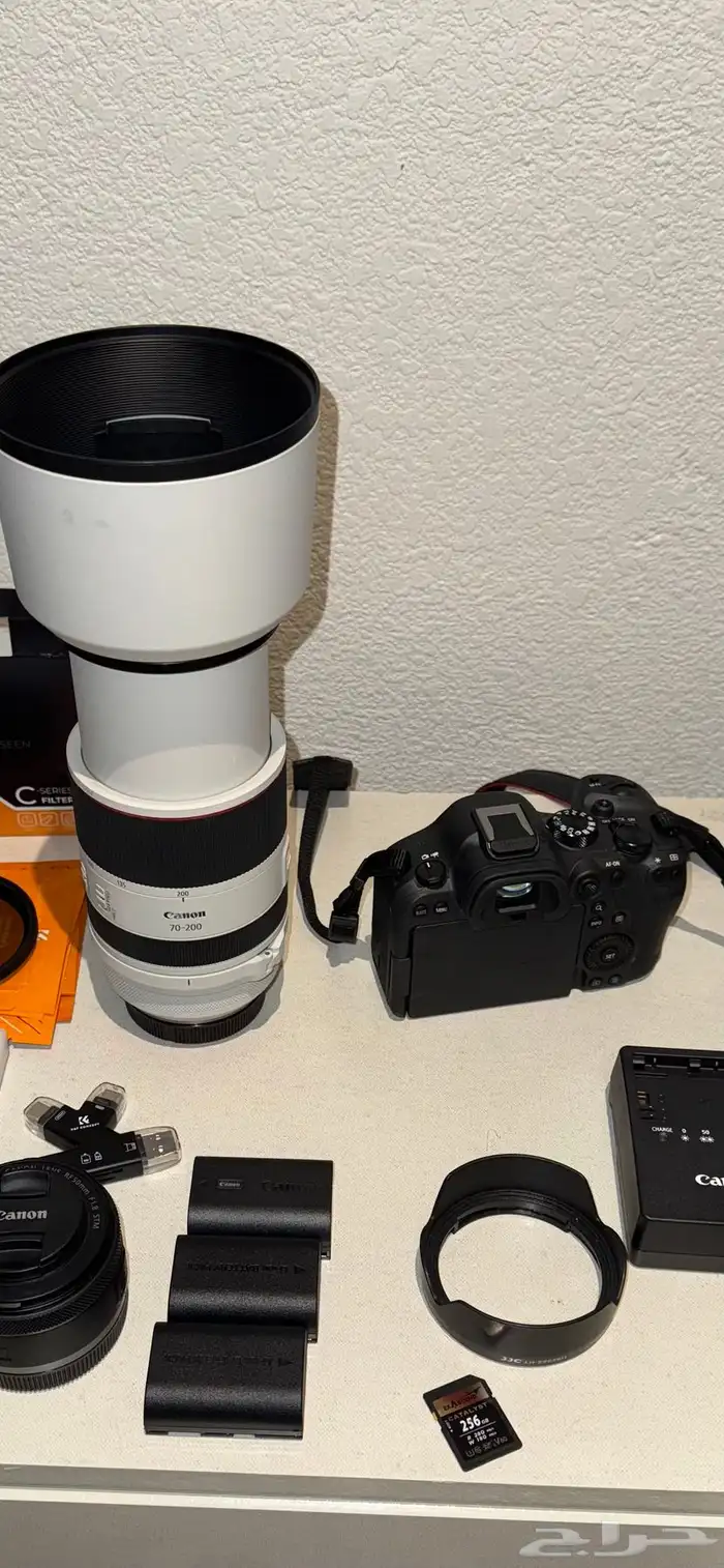 كاميرا Canon Mark عدسة كانون 70-200 7