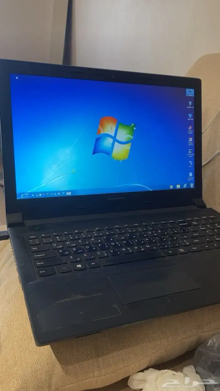لاب توب lenovo استخدام نظيف للبيع مع الشاحن والشنطه 0