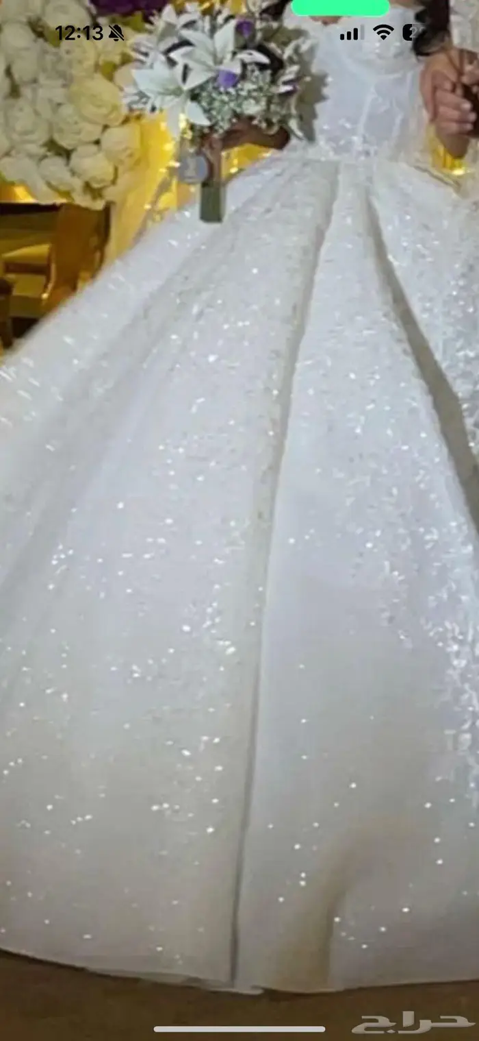 فستان فرح تصميم خاص بتركيا - مقاس S 4