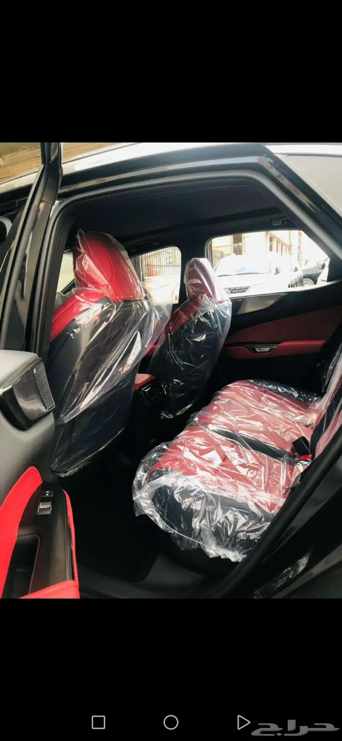لكزس NX 350 FF 2025 اسبورت سعودي أسود داخل أحمر 4