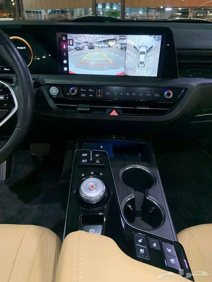 كيا K8 مستورد بنزين 2022 4 كاميرات قياده ذاتيه بصمه 12