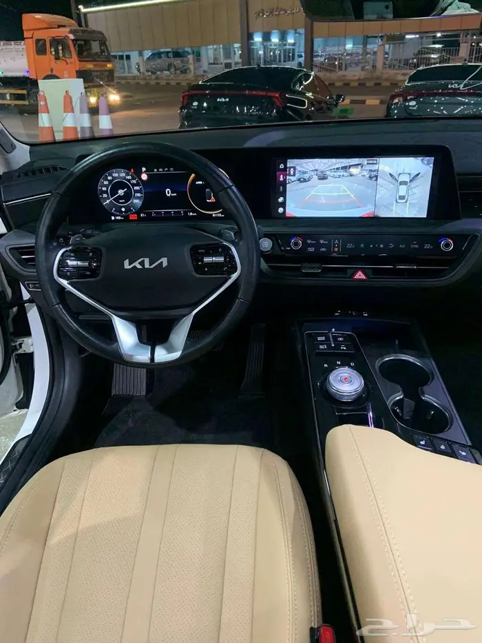 كيا K8 مستورد بنزين 2022 4 كاميرات قياده ذاتيه بصمه 14