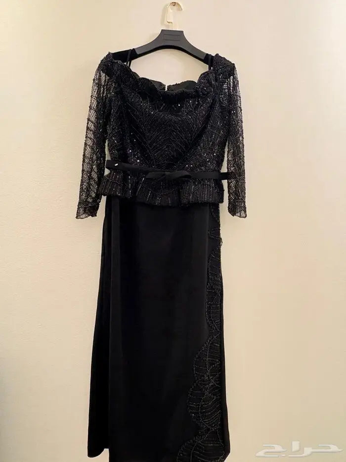 فستان اسود شك 0