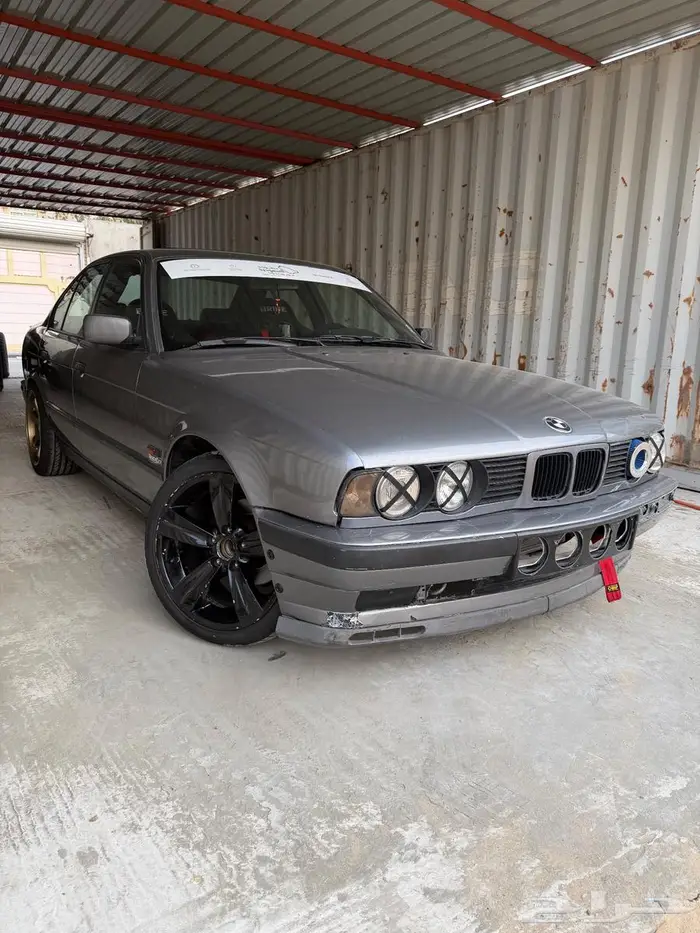 بي ام E34 مشروع سيارة درفت جاهزه بالكامل 1