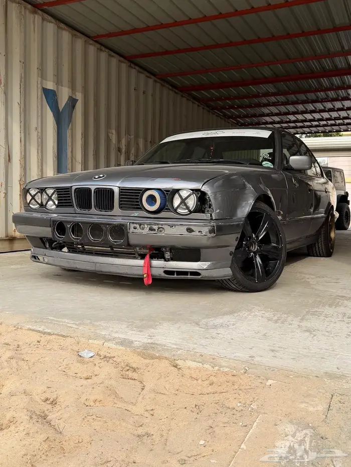 بي ام E34 مشروع سيارة درفت جاهزه بالكامل 3