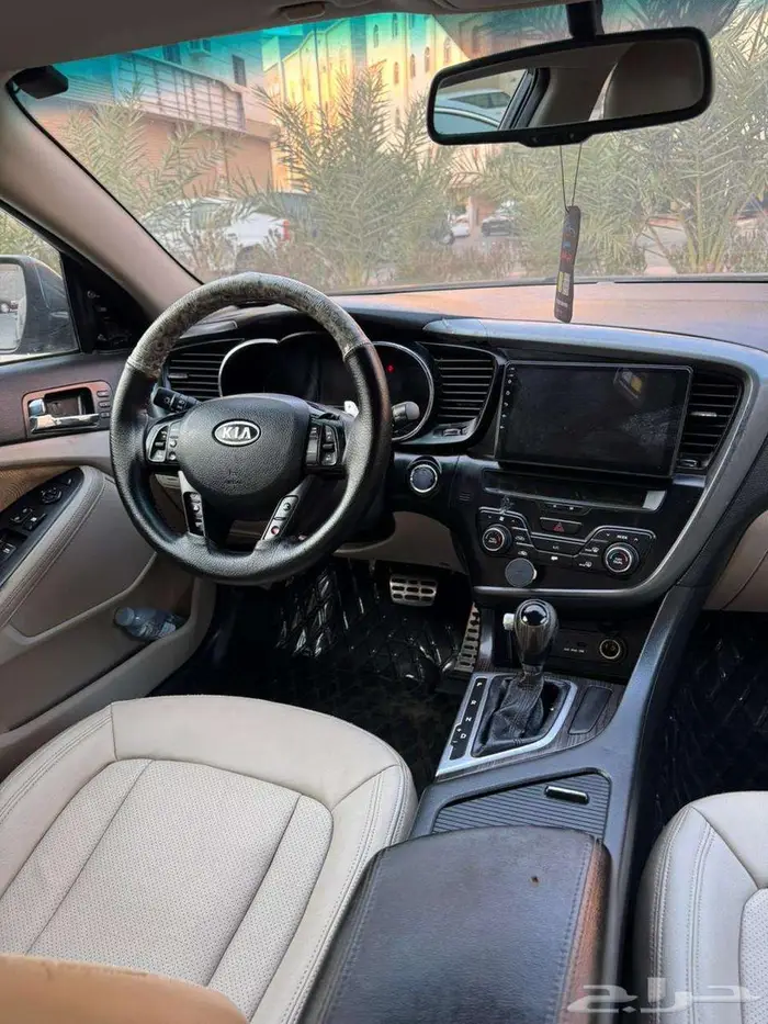 كيا اوبتيما موديل 2012 فل كامل بانوراما دخول ذكي تشغيل بصمة 7