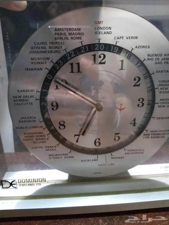 ساعه مكتب نادرة موديل 1980 صناعه اليابان ماركة لورد كينج 2