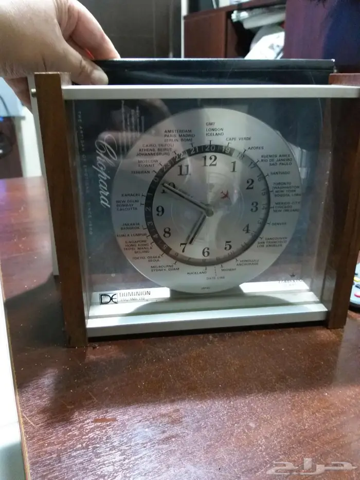 ساعه مكتب نادرة موديل 1980 صناعه اليابان ماركة لورد كينج 6