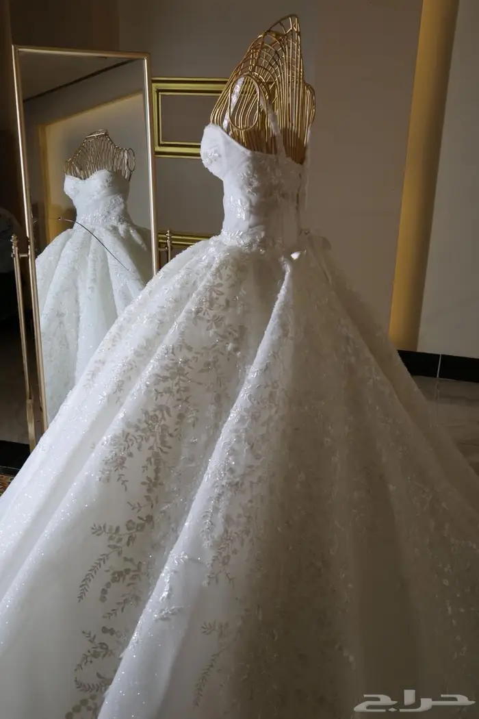 فستان فرح تصميم خاص بتركيا - مقاس S 1