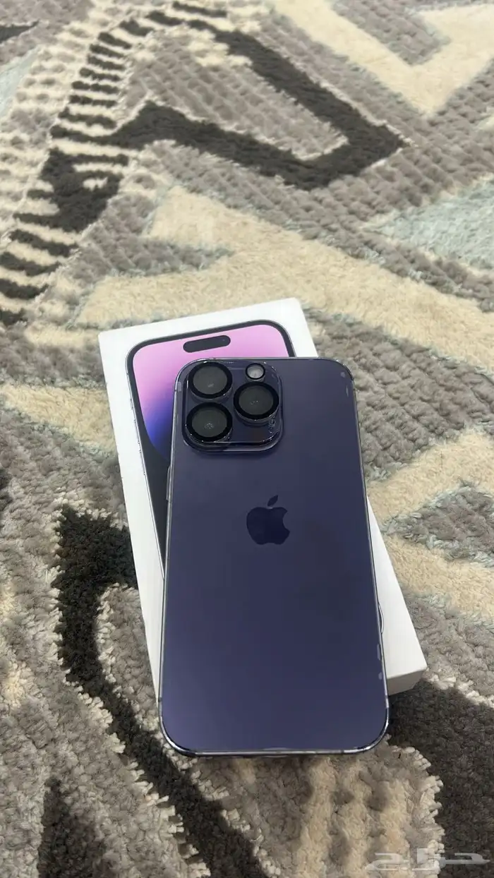 آيفون 14برو مغير شاشه بطاريه وفيه شخطه بالشاشه. 5