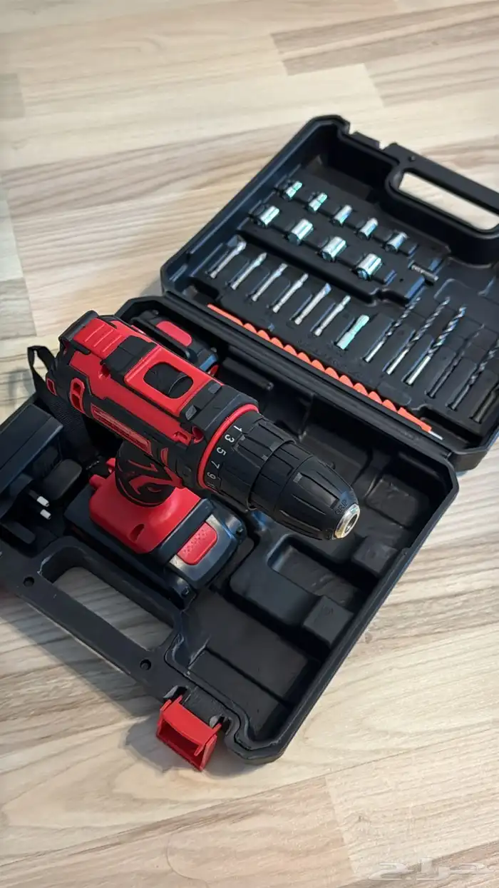 دريل كهربائي جديد بقدرة 48فولت مع بطاريتين 1