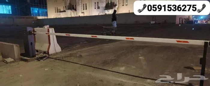 بوابة دخول سيارات بوابات مواقف السيارات مع التركيب 1