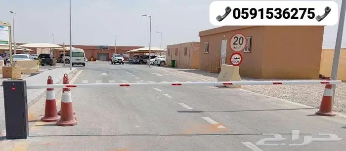 بوابة دخول سيارات بوابات مواقف السيارات مع التركيب 0