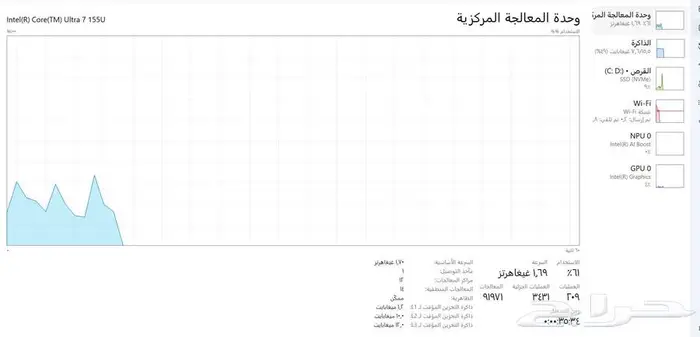 لابتوب Dell 7ultra الجيل15 Latitude رام16GBهارد SSD للبيع 10