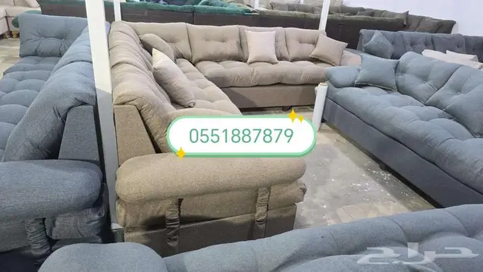 كنب جديد جاهز بالرياض 6