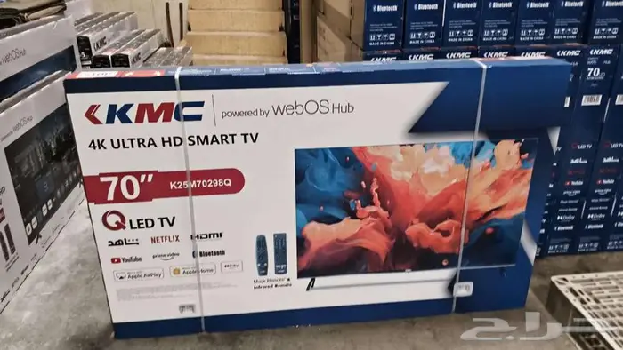 بيع عرض شاشات 144هرتز 4K QLED تلفزيون سمارت توصيل ذكيه 4