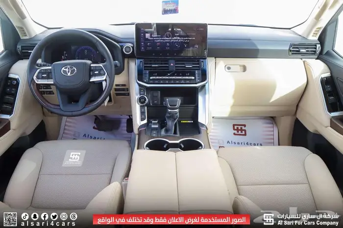 تويوتا لاند كروزر GXR L4 2025 اقساط بنوك وشركات 13