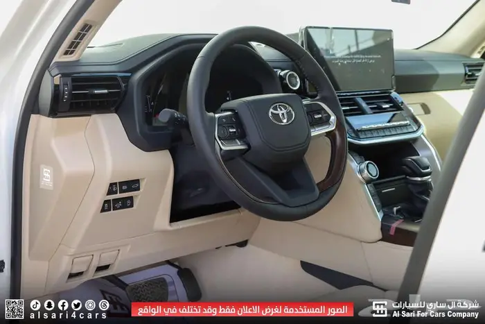 تويوتا لاند كروزر GXR L4 2025 اقساط بنوك وشركات 25