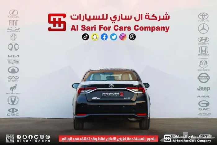 تويوتا كورلا XLI جنوط محرك 2.02025 اقساط بنوك وشركات 7