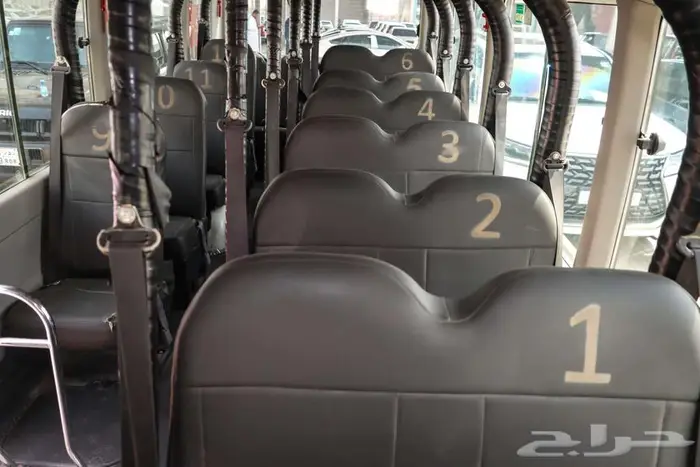 باص تويوتا كوستر موديل 2020 مجهز من ارمكو 9