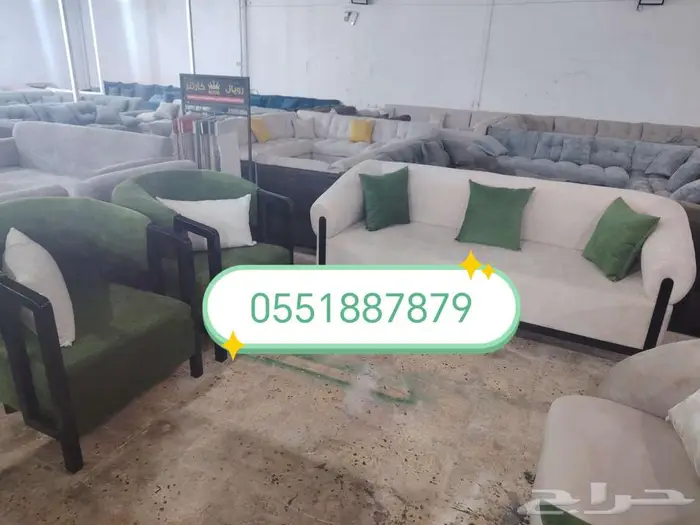 كنب جديد جاهز بالرياض 9