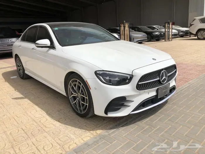 مرسيدس E350 موديل 2021 ابيض 1