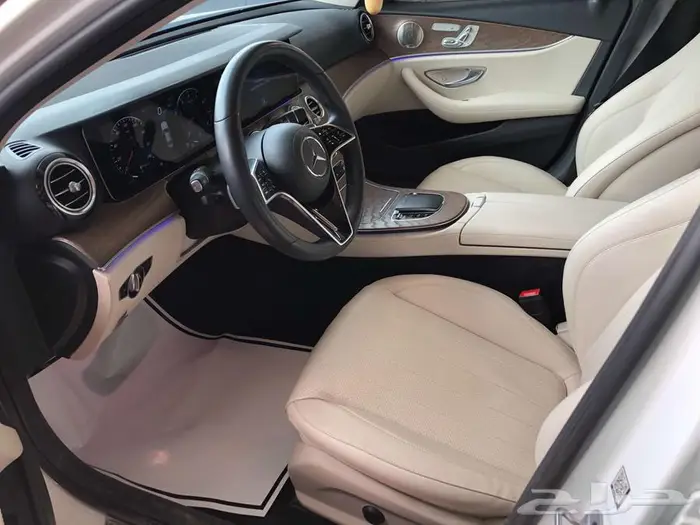 مرسيدس E350 موديل 2021 ابيض 9