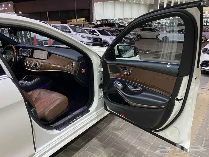 مرسيدس اس 400 2014 ابيض ماشيه 180الف كم 25