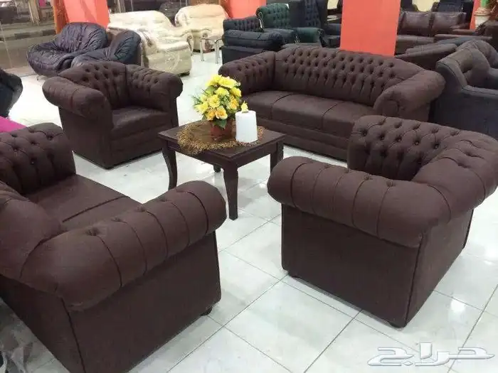 كنب جلد فخم متوفر مكتبي 7