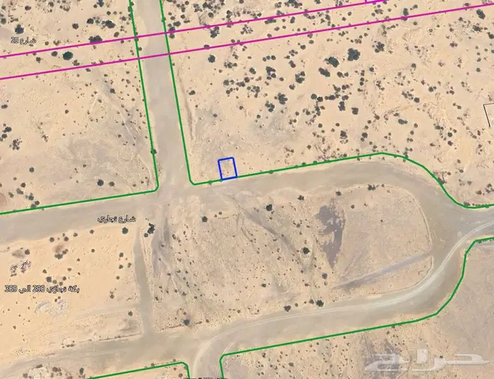 للبيع نص ارض بولي العهد9ب شارع 32 0