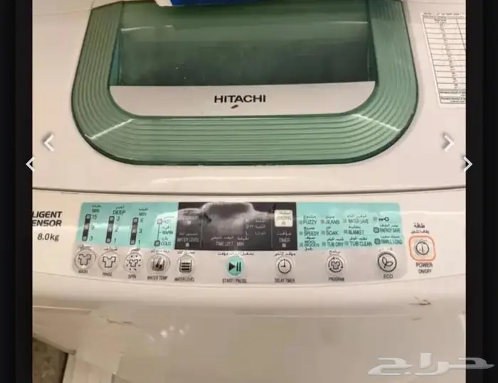 غسالة للبيع عاديه والثانيه تماتيك 1