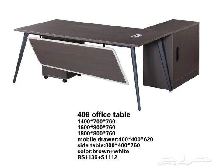 جديد أثاث مكتبي مكاتب طقم حق مدير و مكتب إداري و كراسي 23