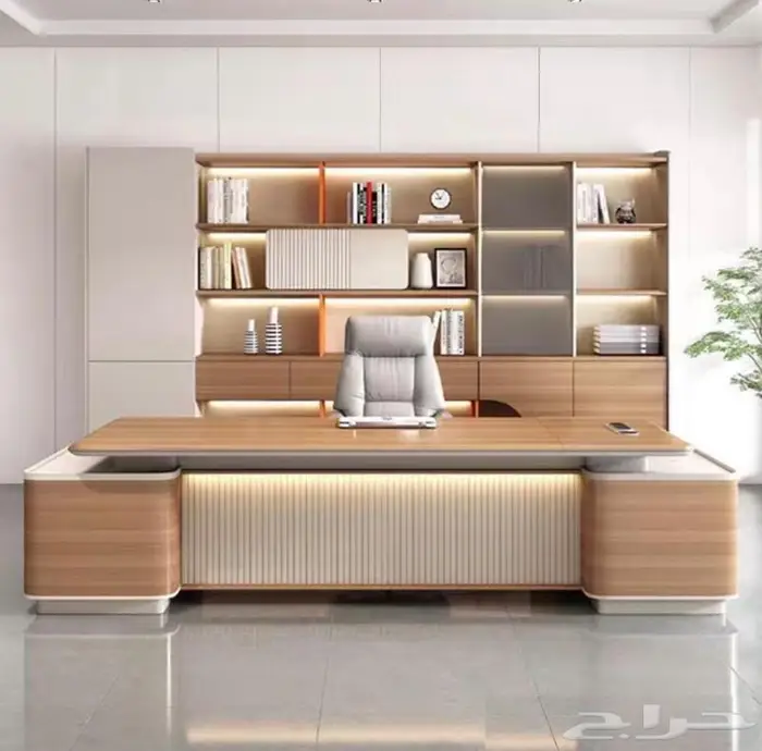 جديد أثاث مكتبي مكاتب طقم حق مدير و مكتب إداري و كراسي 7