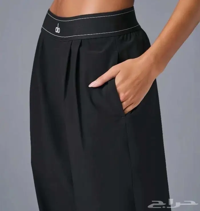 بنطلون رياضي ALO نسائي كاجوال واسع الساق 1